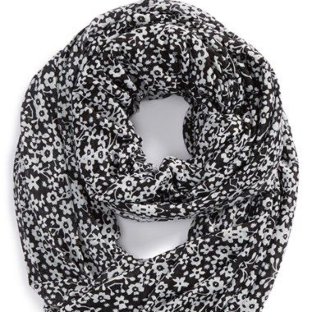 Accessory Collective Woven Floral Infinity Scarf